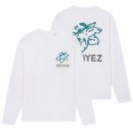 Croyez Gardener Longsleeve T-shirt Wit/Blauw