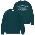 Croyez Original Fraternité Knit Sweater Donker blauw