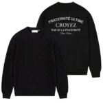 Croyez Original Fraternité Knit Sweater Zwart