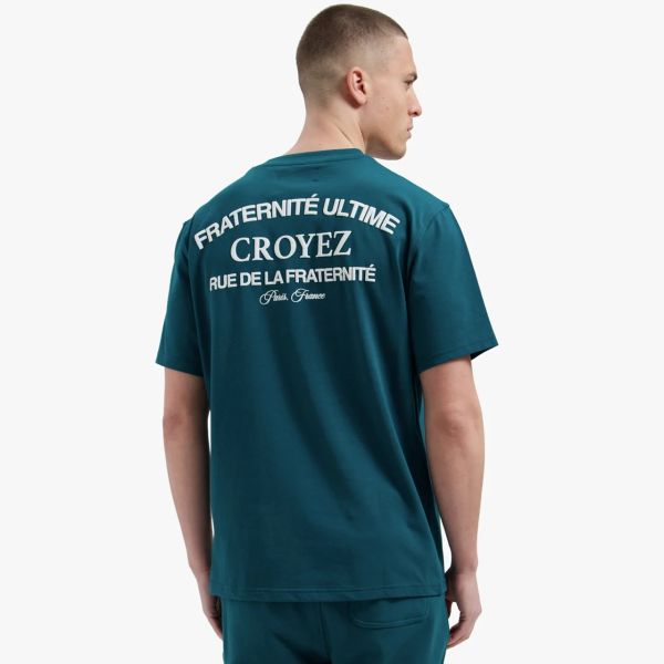 Croyez Original Fraternité T-shirt Donker blauw