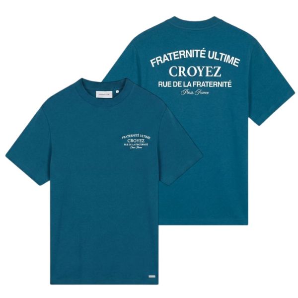 Croyez Original Fraternité T-shirt Donker blauw