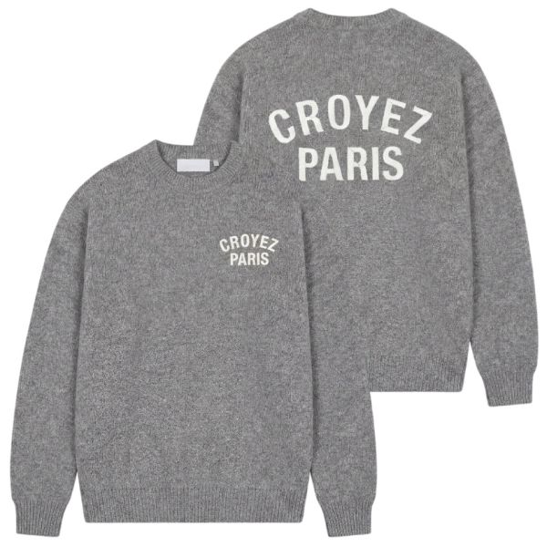Croyez Paris Knit Sweater Grijs