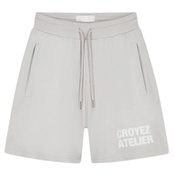 Croyez Sprayed Atelier Korte Broek Grijs