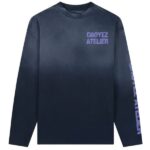Croyez Sprayed Atelier Longsleeve T-shirt Zwart