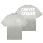 Croyez Sprayed Atelier T-shirt Grijs