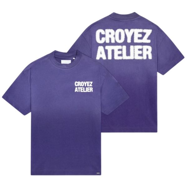 Croyez Sprayed Atelier T-shirt Paars