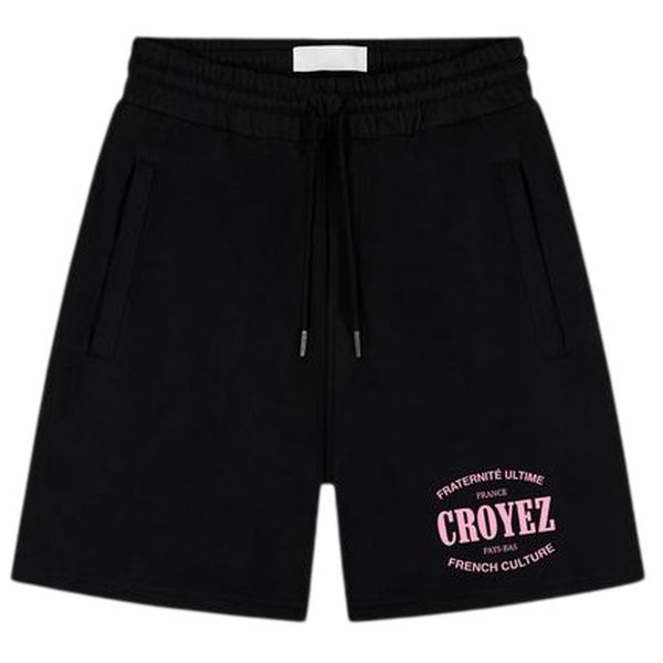Croyez Stamp Korte Broek Zwart