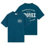Croyez Stamp T-shirt Donker blauw