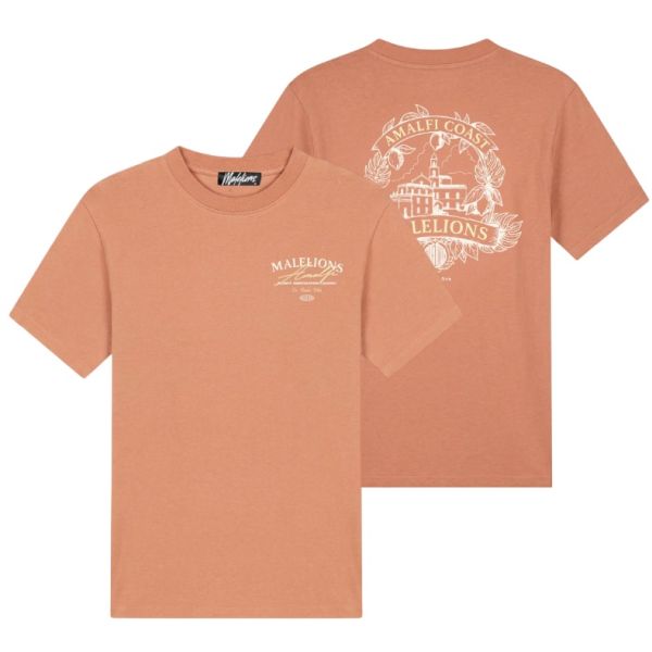 Malelions Dolce Vita T-shirt Oranje