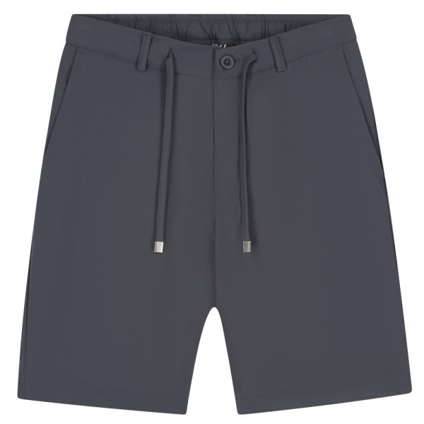 Malelions Casual Chino Korte Broek Antraciet