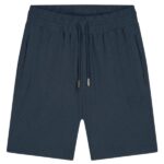 Malelions Emblem Seersucker Korte Broek Navy