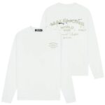 Malelions Permanent Vacation Longsleeve T-shirt Wit