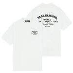 Malelions Permanent Vacation T-shirt Wit