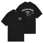 Malelions Permanent Vacation T-shirt Zwart
