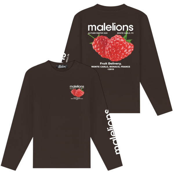 Malelions Raspberry Longsleeve T-shirt