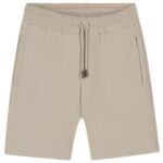 Malelions Ribbed Korte Broek Beige