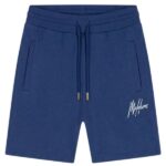 Malelions Striped Signature Korte Broek Blauw