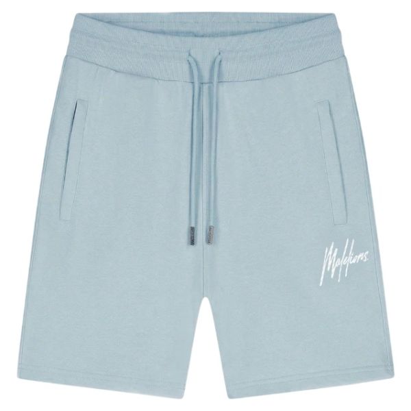 Malelions Striped Signature Korte Broek Blauw