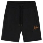 Malelions Striped Signature Korte Broek Zwart