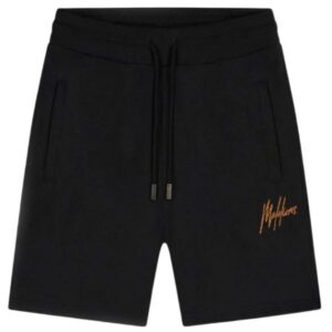 Malelions Striped Signature Korte Broek Zwart