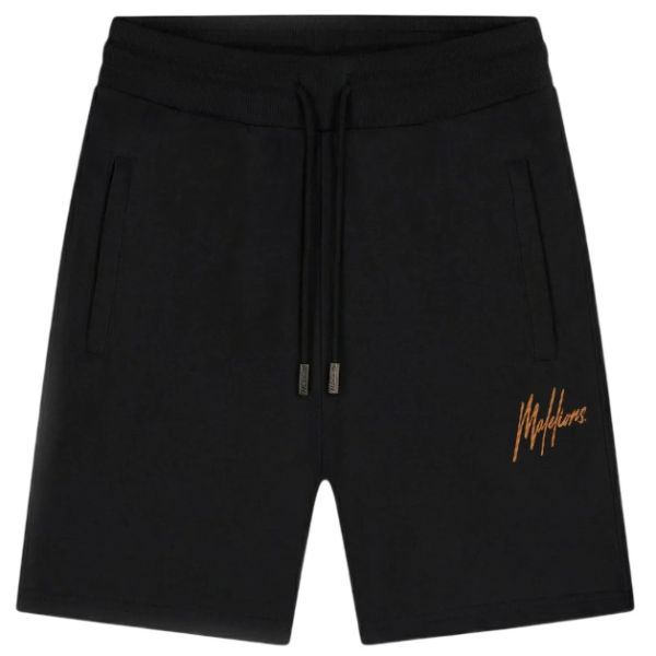 Malelions Striped Signature Korte Broek Zwart