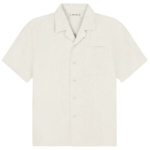 Olaf Linen Blend Overhemd Off White