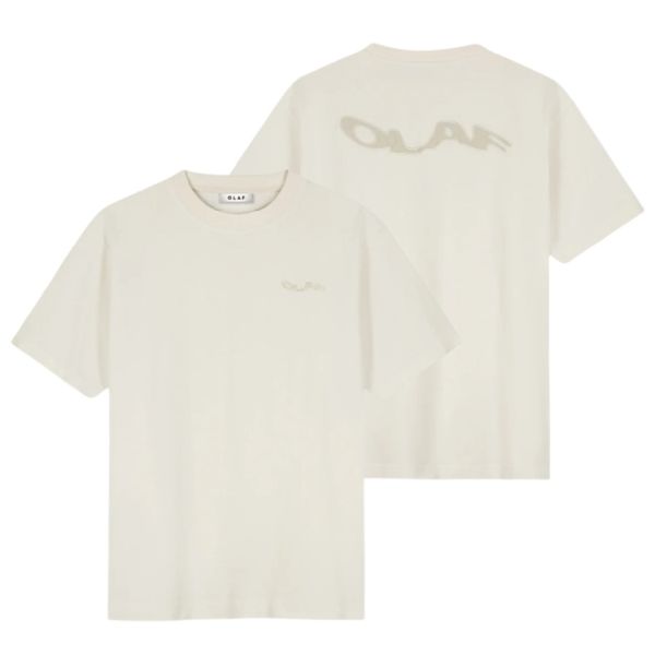 Olaf Ripstop Applique Relaxed T-shirt Off White