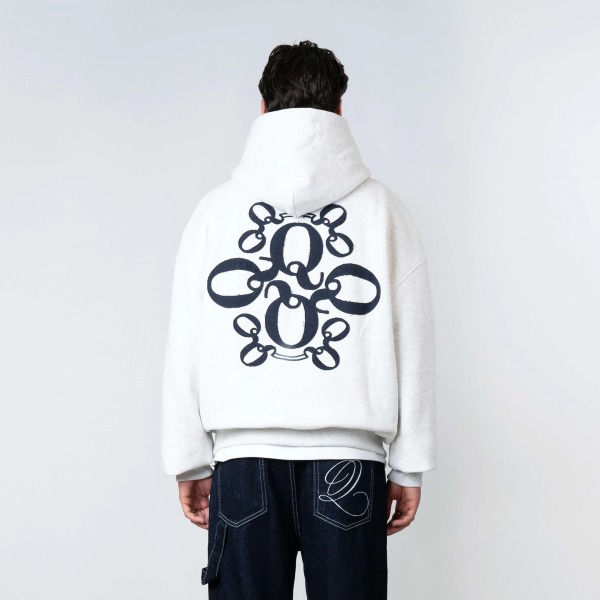 Quotrell Insignia Hoodie Grijs