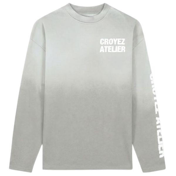 Croyez Sprayed Atelier Longsleeve T-shirt Grijs