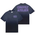 Croyez Sprayed Atelier T-shirt Zwart
