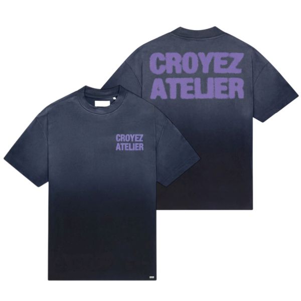 Croyez Sprayed Atelier T-shirt Zwart