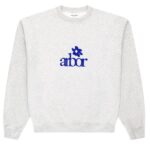 Arbor Antwerp Arbor Flower Sweater Grijs