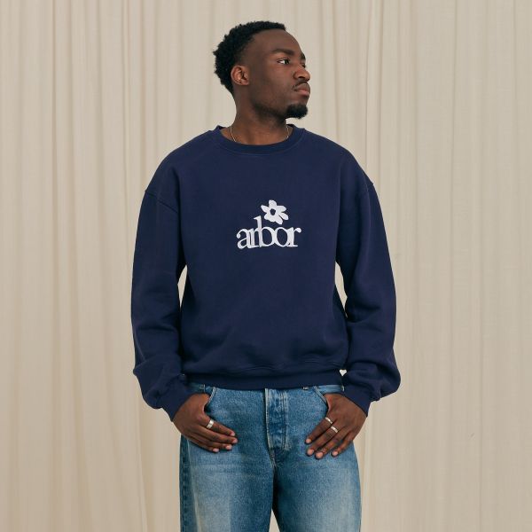 Arbor Antwerp Arbor Flower Sweater Navy