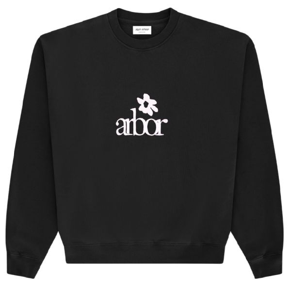 Arbor Antwerp Arbor Flower Sweater Zwart