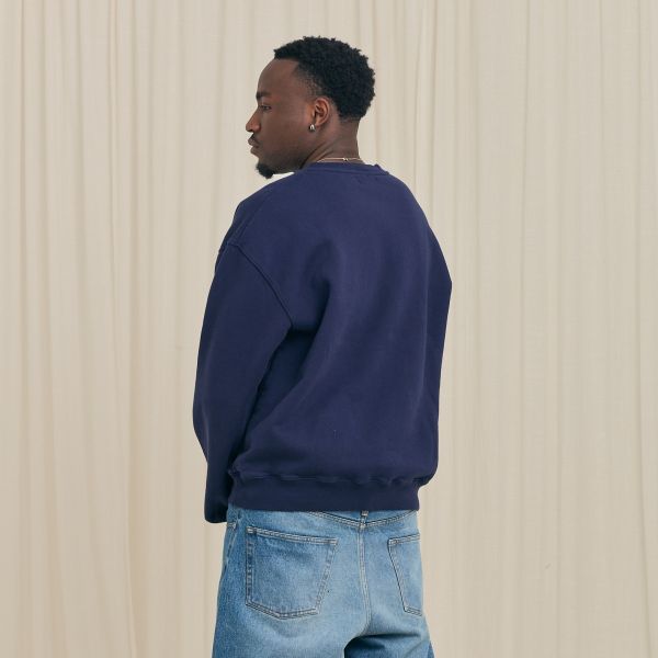 Arbor Antwerp Big Flower Sweater Navy