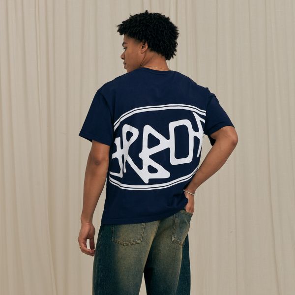 Arbor Antwerp Big Logo T-shirt Navy