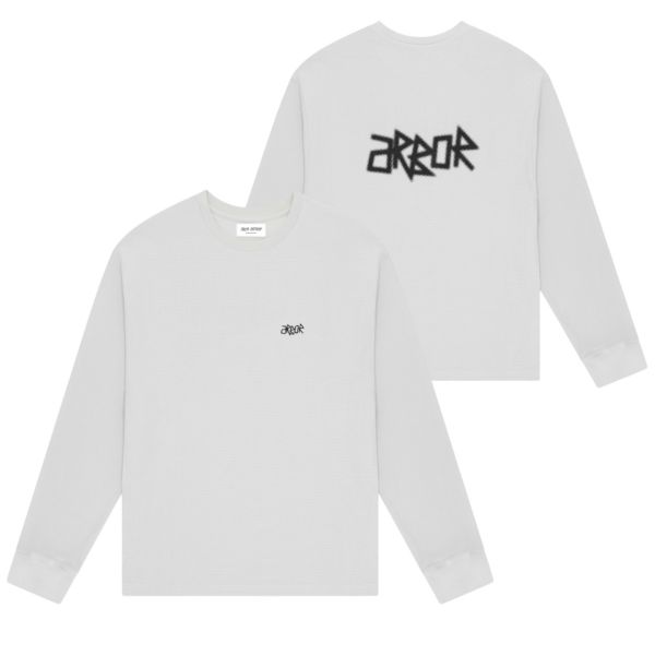 Arbor Antwerp Halftone Waffle Sweater Grijs