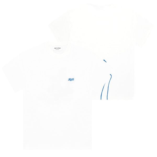 Arbor Antwerp Jasmine Blue T-shirt Wit