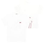 Arbor Antwerp Jasmine Red T-shirt Wit