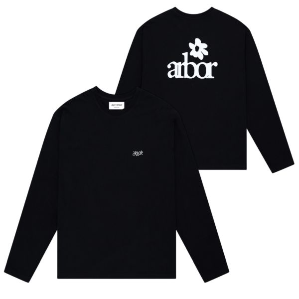 Arbor Antwerp Lotus Longsleeve T-shirt Zwart