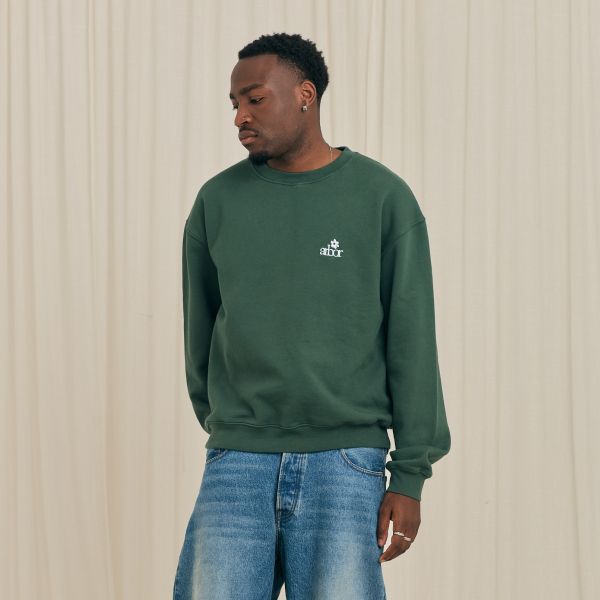 Arbor Antwerp Mini Flower Sweater Donker Groen