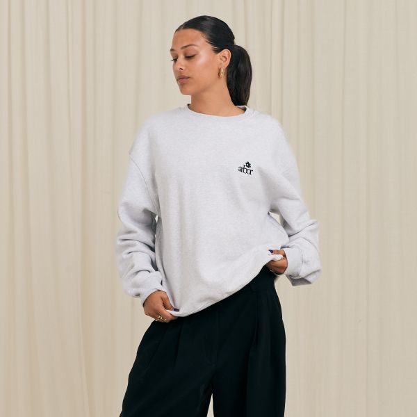 Arbor Antwerp Mini Flower Sweater Grijs