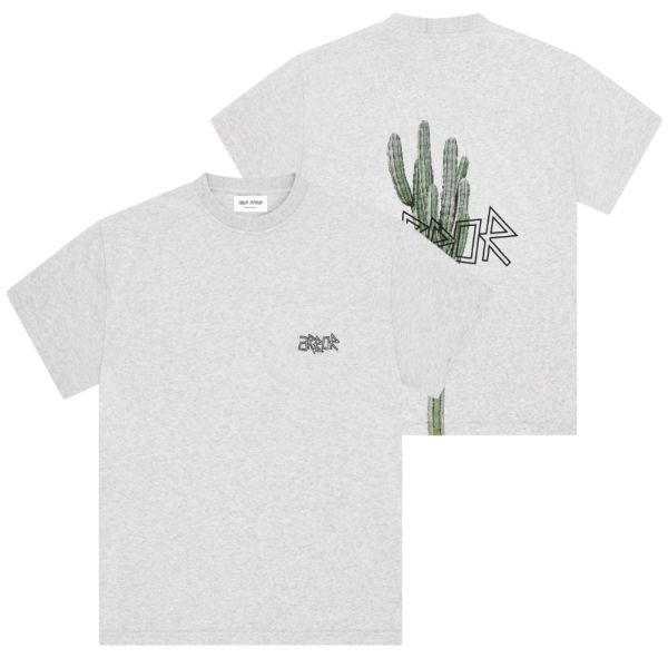 Arbor Antwerp Pixle Cactus T-shirt Grijs