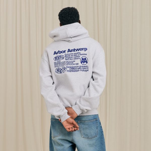 Arbor Antwerp Quality Hoodie Grijs