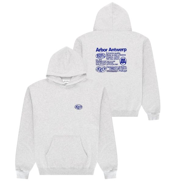 Arbor Antwerp Quality Hoodie Grijs