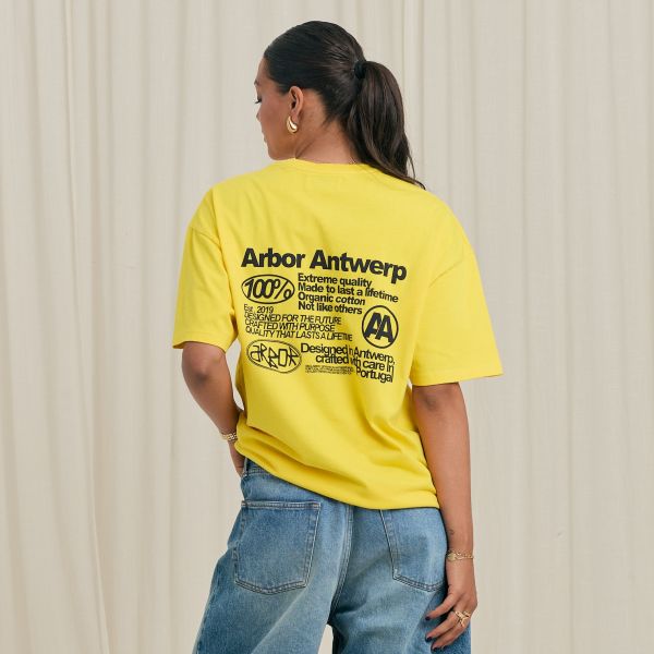 Arbor Antwerp Quality T-shirt Geel