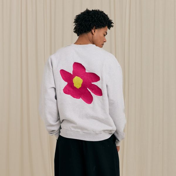 Arbor Antwerp Violet Pink Sweater Grijs