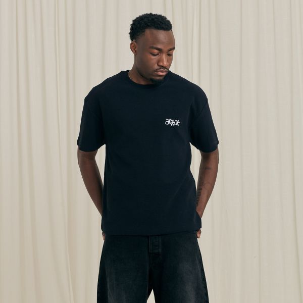 Arbor Antwerp Waffle T-shirt Zwart