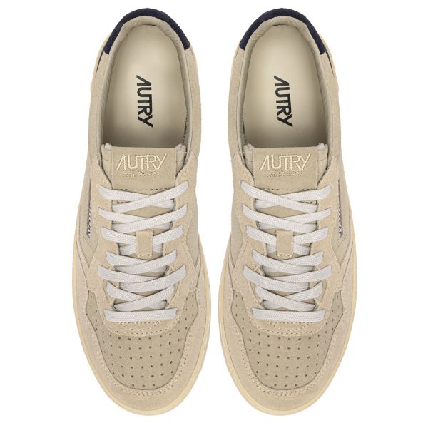 Autry Medalist Low Sneaker Beige/Navy