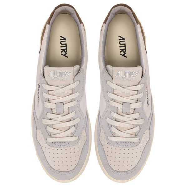 Autry Medalist Low Sneaker Grijs/Bruin